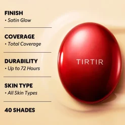 TIRTIR Mask Fit Red Cushion Foundation Mini 13N Fair Ivory 4.5g (0.15oz)