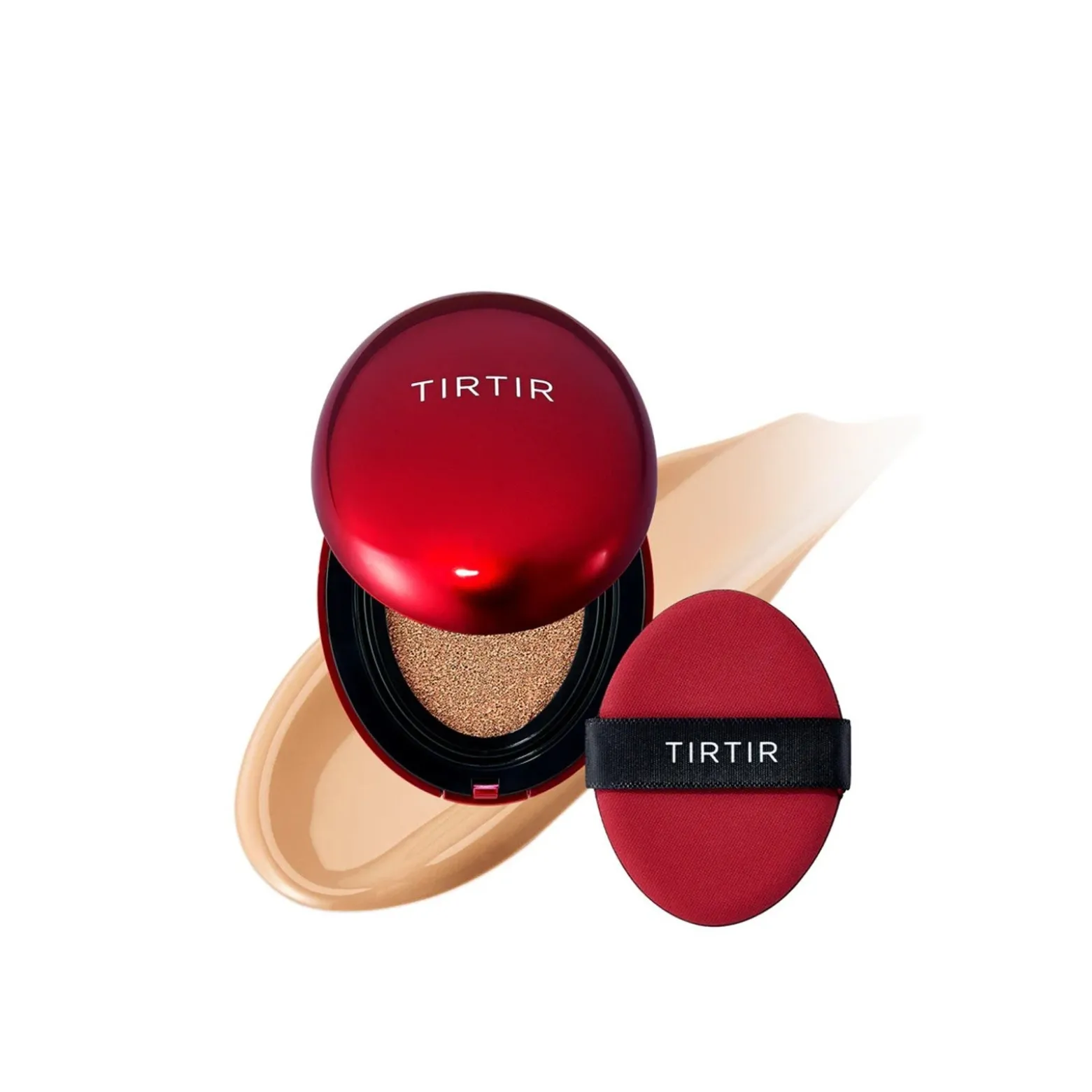 TIRTIR Mask Fit Red Cushion Foundation Mini 27C Cool Beige 4.5g (0.15oz)