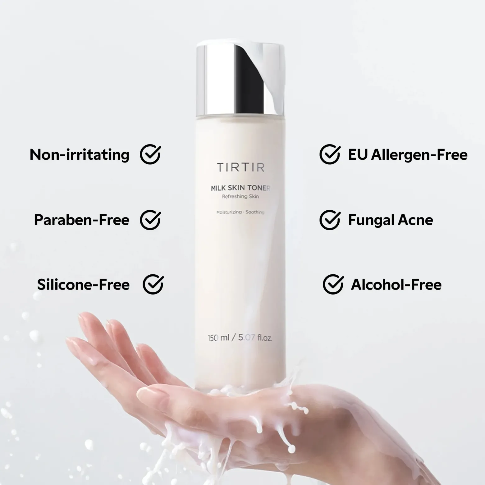 TIRTIR Milk Skin Toner 150ml (5.07floz)