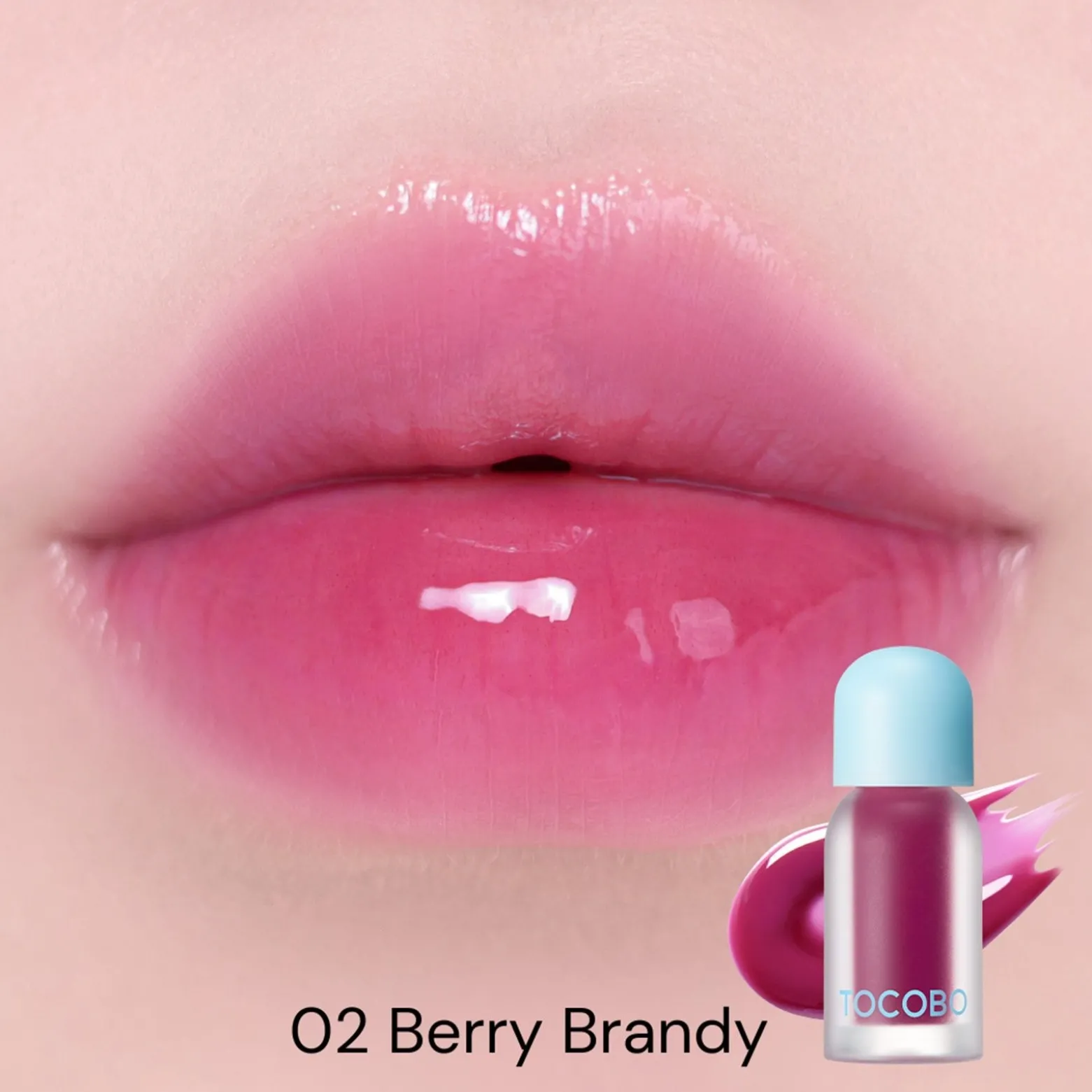 TOCOBO Juicy Berry Plumping Lip Oil 02 Berry Brandy 4g (0.14oz)