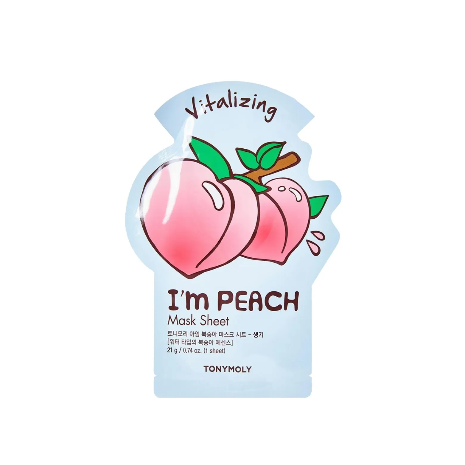 TONYMOLY I'm Peach Vitalizing Mask Sheet 21g (0.74oz)