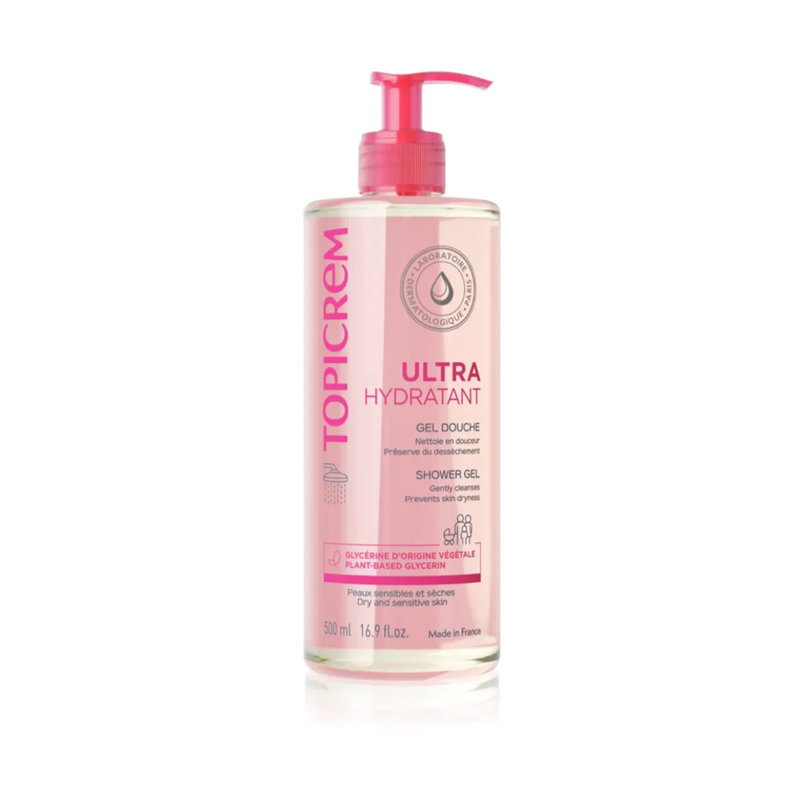 Topicrem Ultra-Moisturizing Shower Gel 500ml (16.91fl oz)