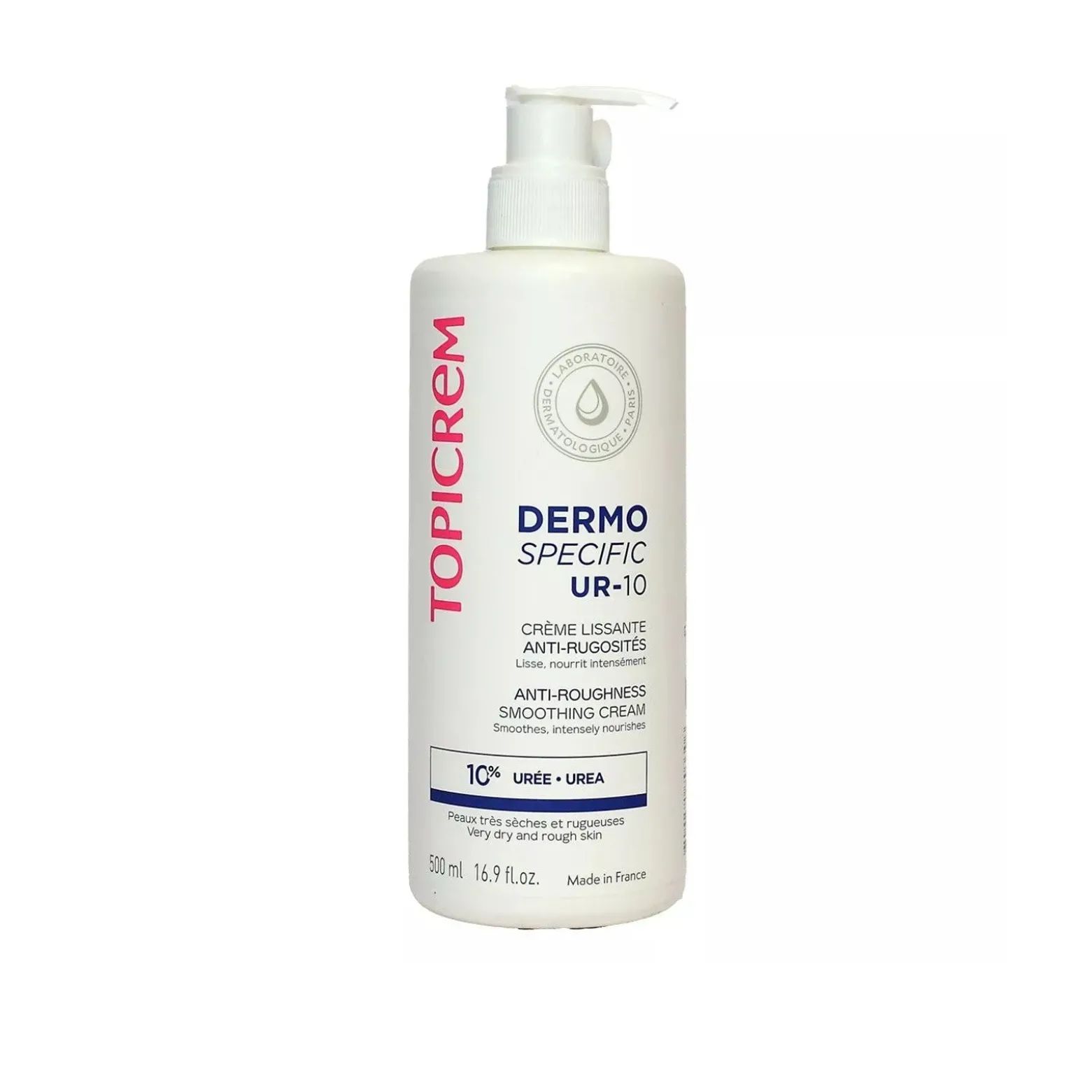 Topicrem UR-10 Anti-Roughness Smoothing Cream 500ml (16.91fl oz)