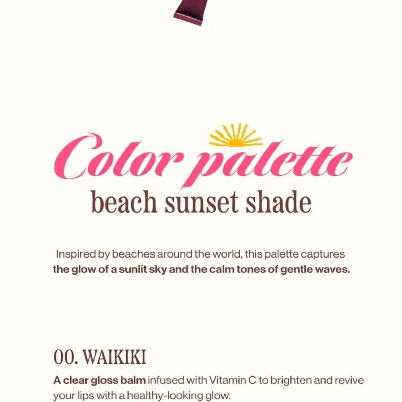 Unleashia Sunset Dazzle Gloss Balm No.5 Amalfi 10g (0.35oz)
