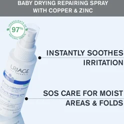 Uriage Baby 1st Drying Repairing Spray 100ml (3.38fl oz)