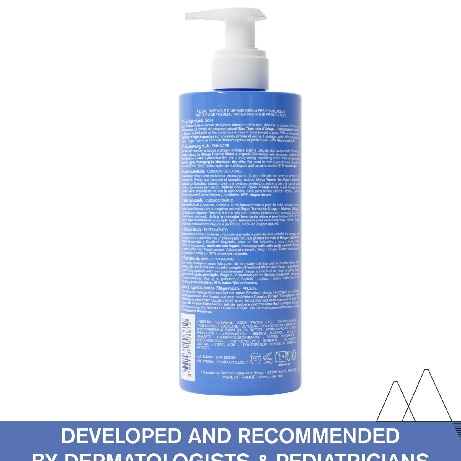 Uriage Baby 1st Moisturizing Milk 500ml (16.91fl oz)