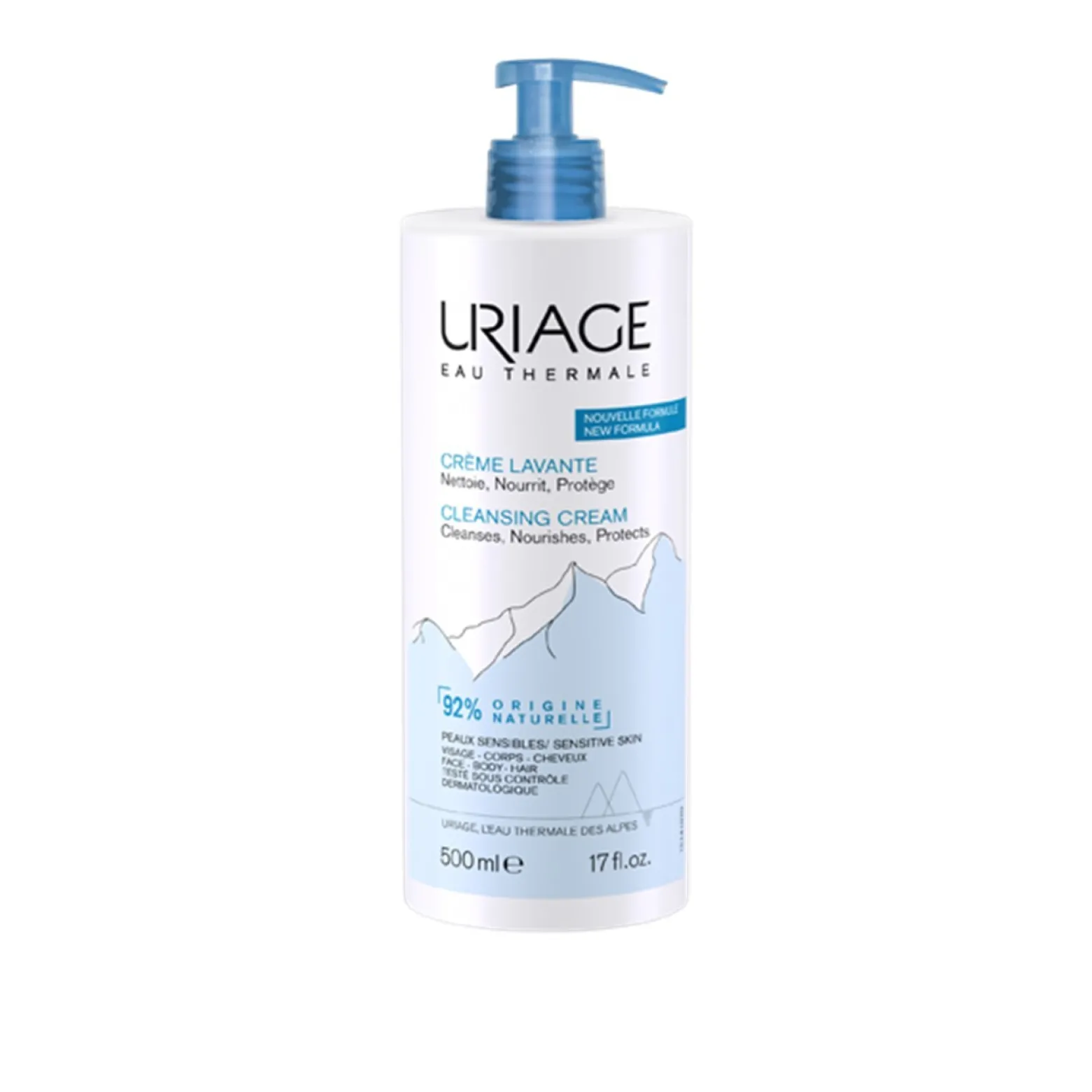 Uriage Cleansing Cream 500ml (16.91fl oz)