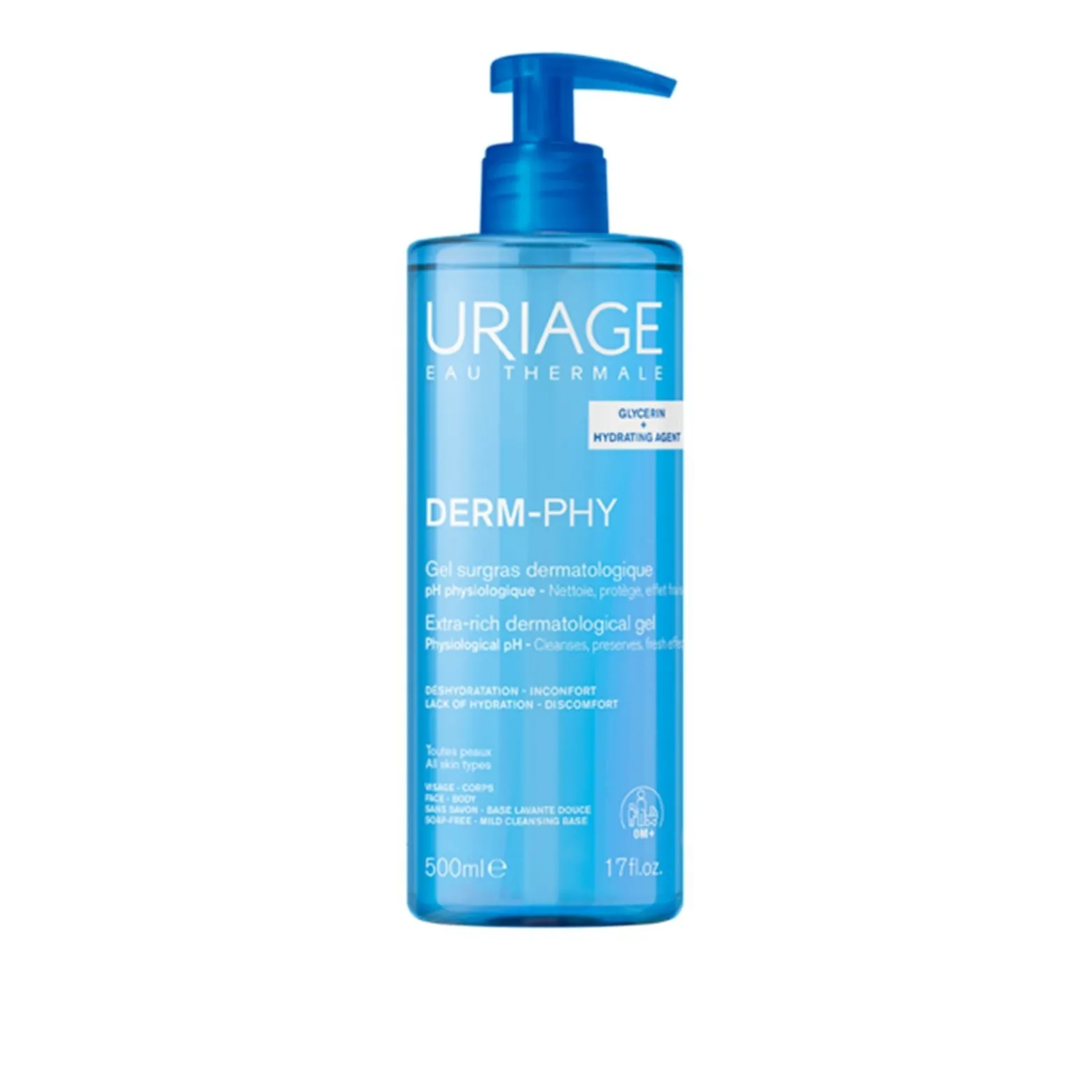Uriage Derm-Phy Extra-Rich Dermatological Gel 500ml (16.91fl oz)