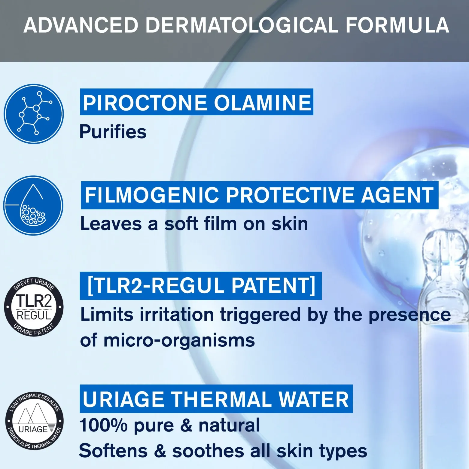 Uriage D.S. Regulating Foaming Gel 150ml (5.07fl oz)