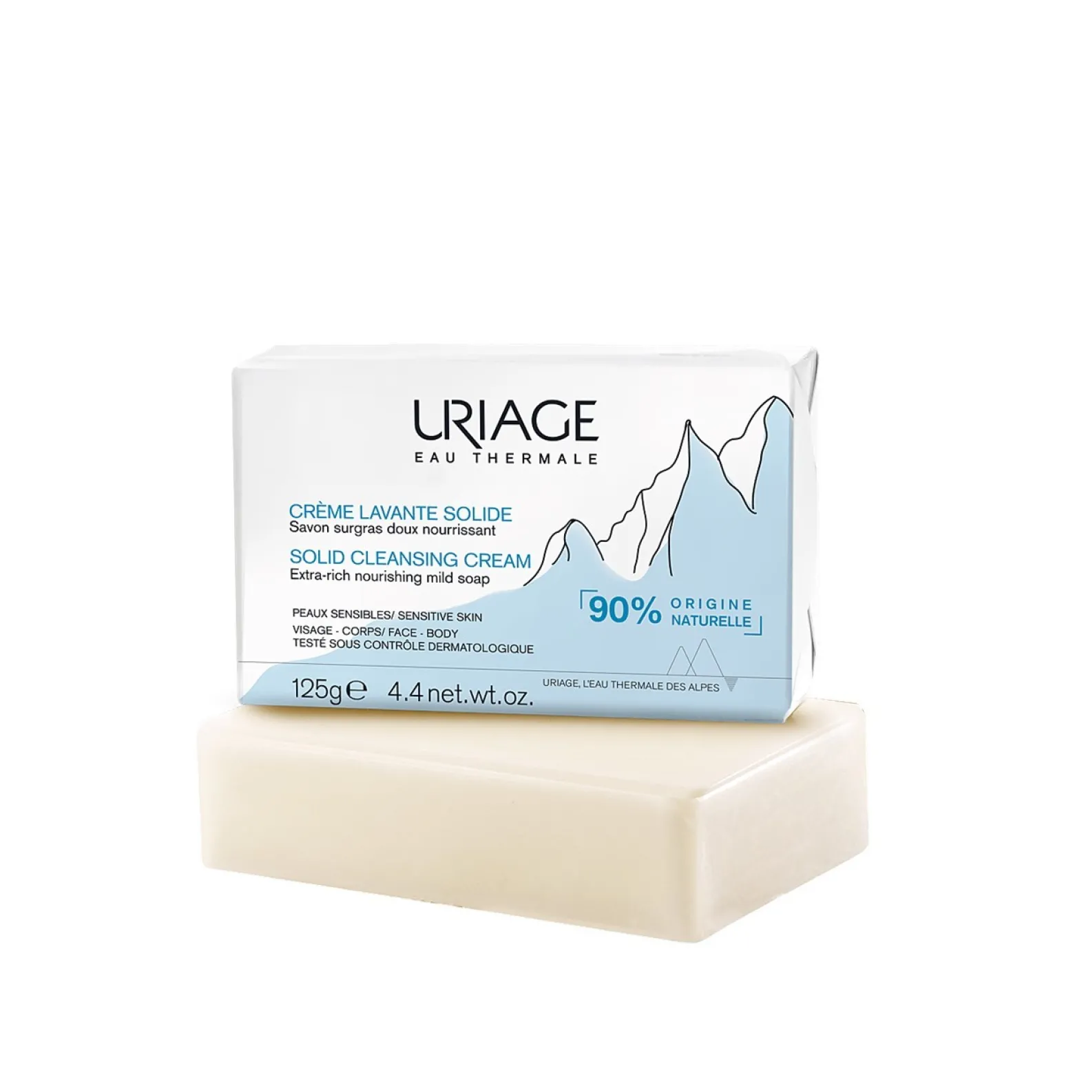 Uriage Eau Thermale Solid Cleansing Cream 125g (4.41oz)