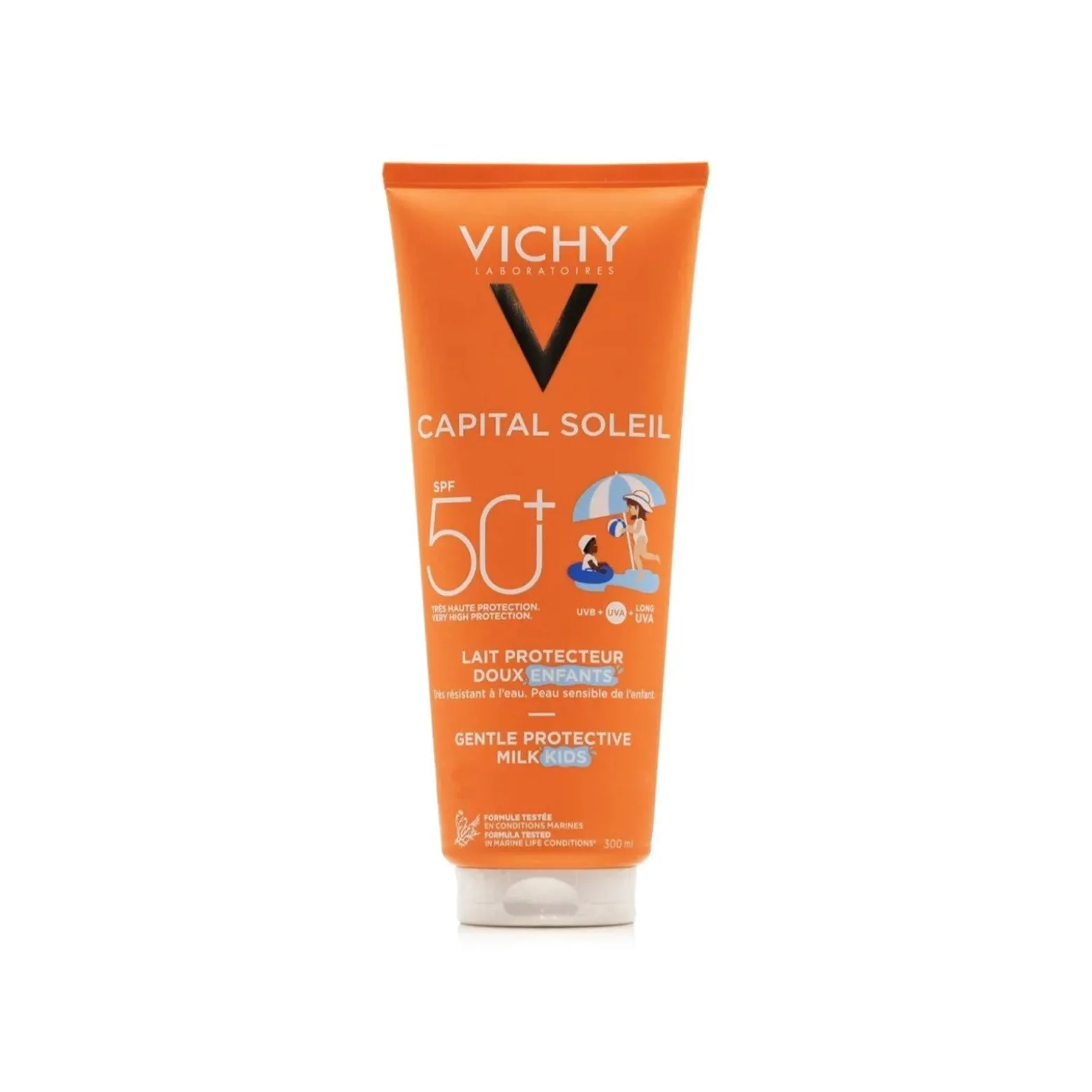Vichy Capital Soleil Kids Milk Sensitive Face&Body SPF50+ 300ml (10.14fl oz)