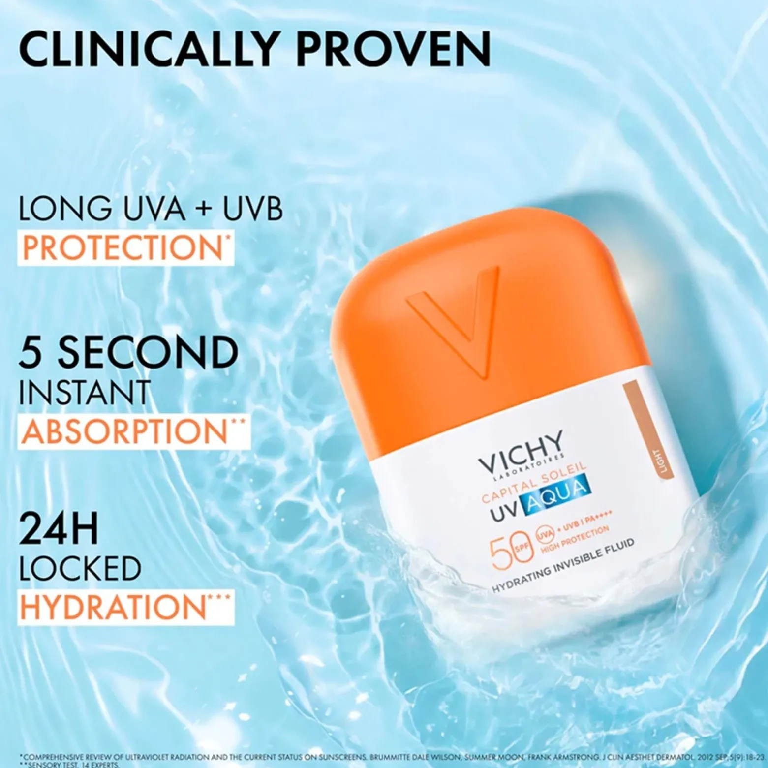 Vichy Capital Soleil UV Aqua Fluid Daily Tinted Sunscreen Medium SPF50 50ml (1.69floz)