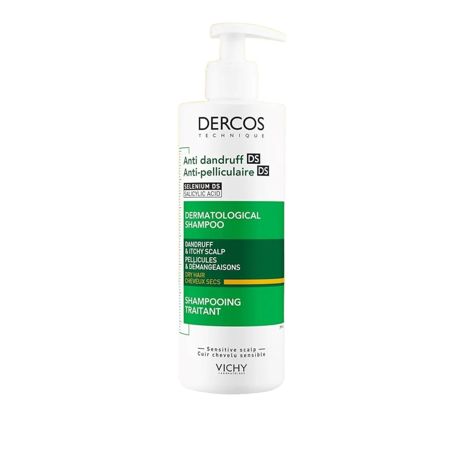 Vichy Dercos Anti-Dandruff DS Shampoo for Dry Hair 390ml (13.19fl oz)