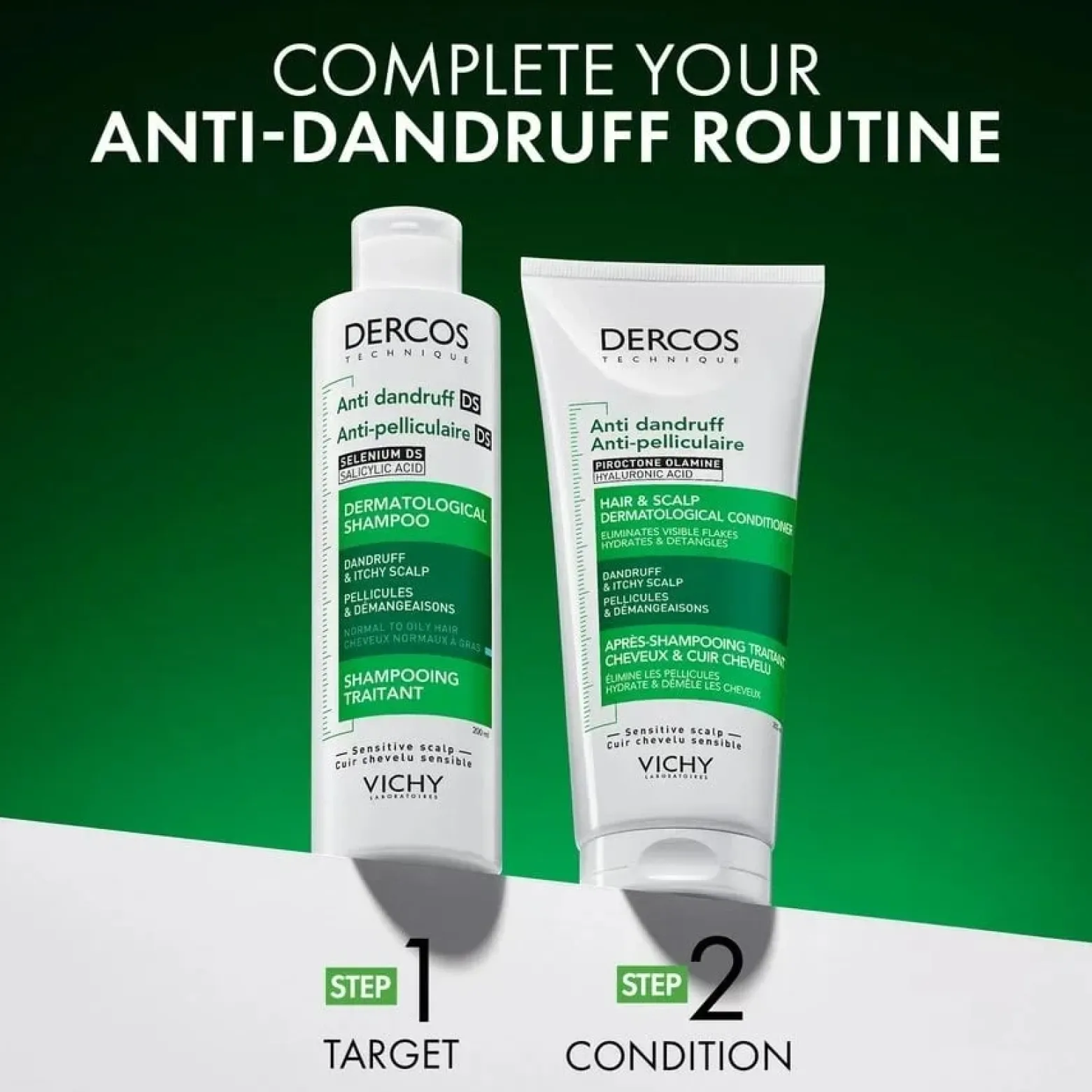 Vichy Dercos Anti-Dandruff Hair & Scalp Dermatological Conditioner 200ml (6.76floz)