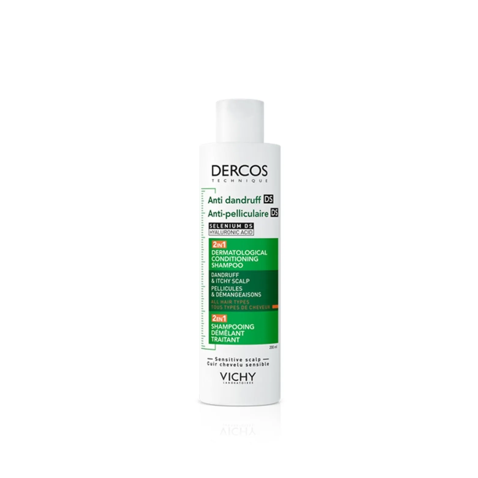 Vichy Dercos Anti-Dandruff DS 2-in-1 Dermatological Conditioning Shampoo 200ml (6.76floz)