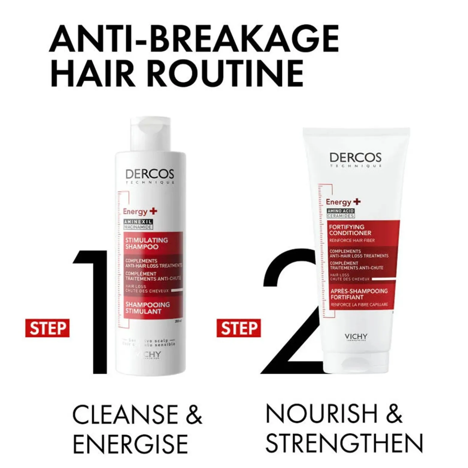 Vichy Dercos Energy+ Fortifying Conditioner Anti-Hair Loss 200ml (6.76fl oz)