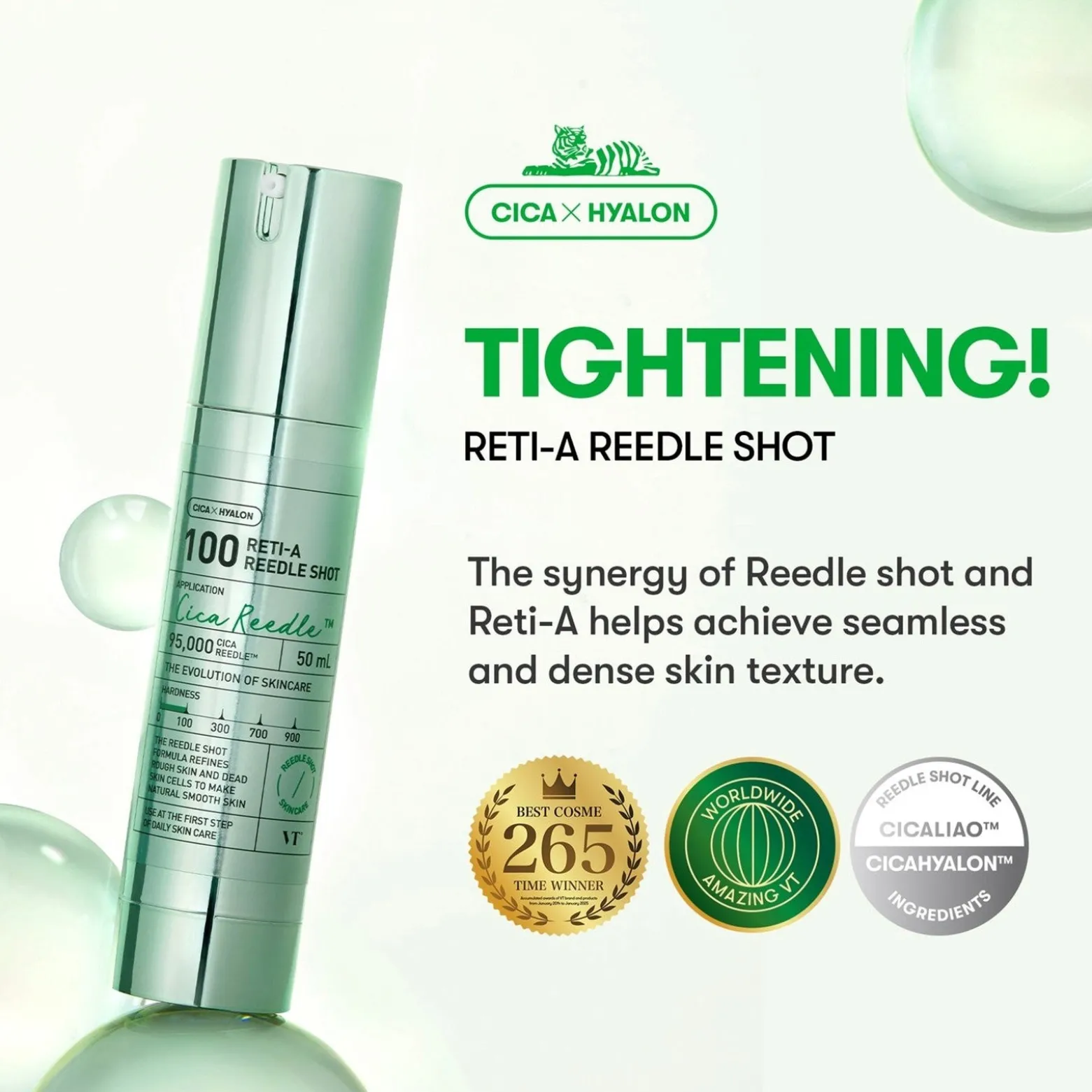 VT Cosmetics Cica-Reedle Reti-A Reedle Shot 100 50ml (1.69floz)