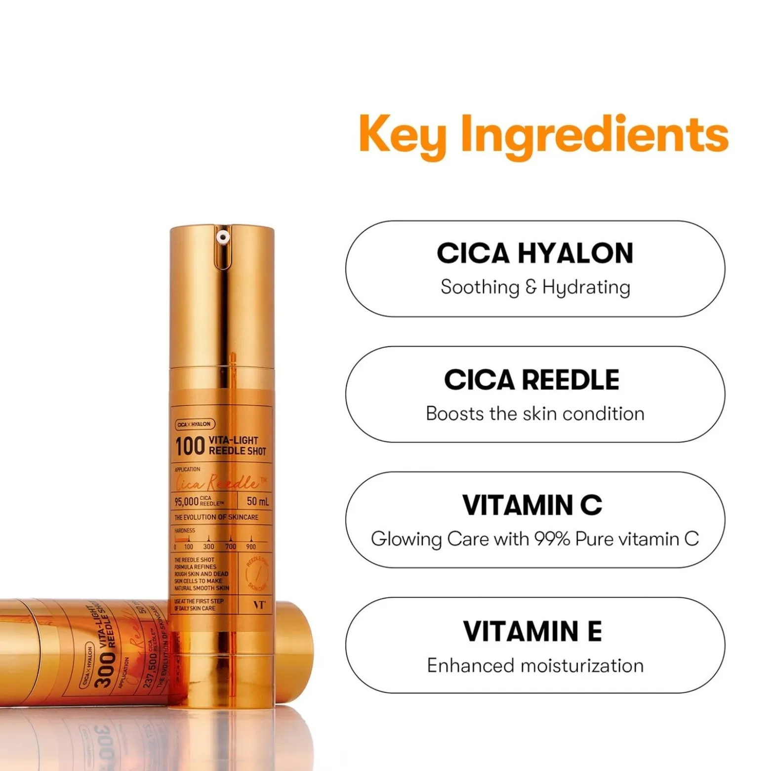 VT Cosmetics Cica-Reedle Vita-Light Reedle Shot 100 50ml (1.69floz)