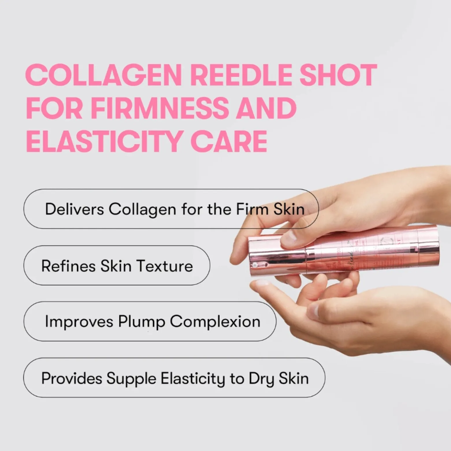 VT Cosmetics Collagen Reedle Shot 100 Firming Collagen Serum with Microneedles 50ml (1.69floz)