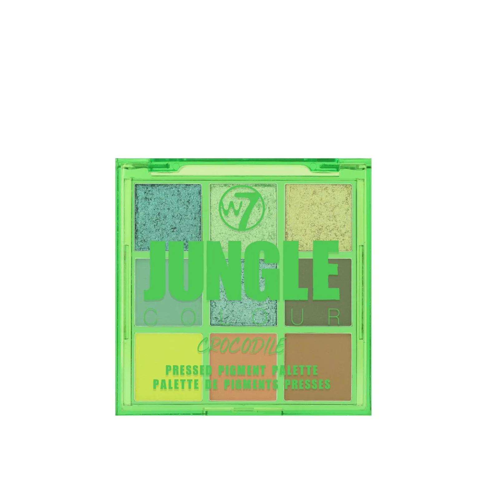 W7 Makeup Jungle Color Crocodile Pressed Pigment Palette 8.1g (0.28 oz)