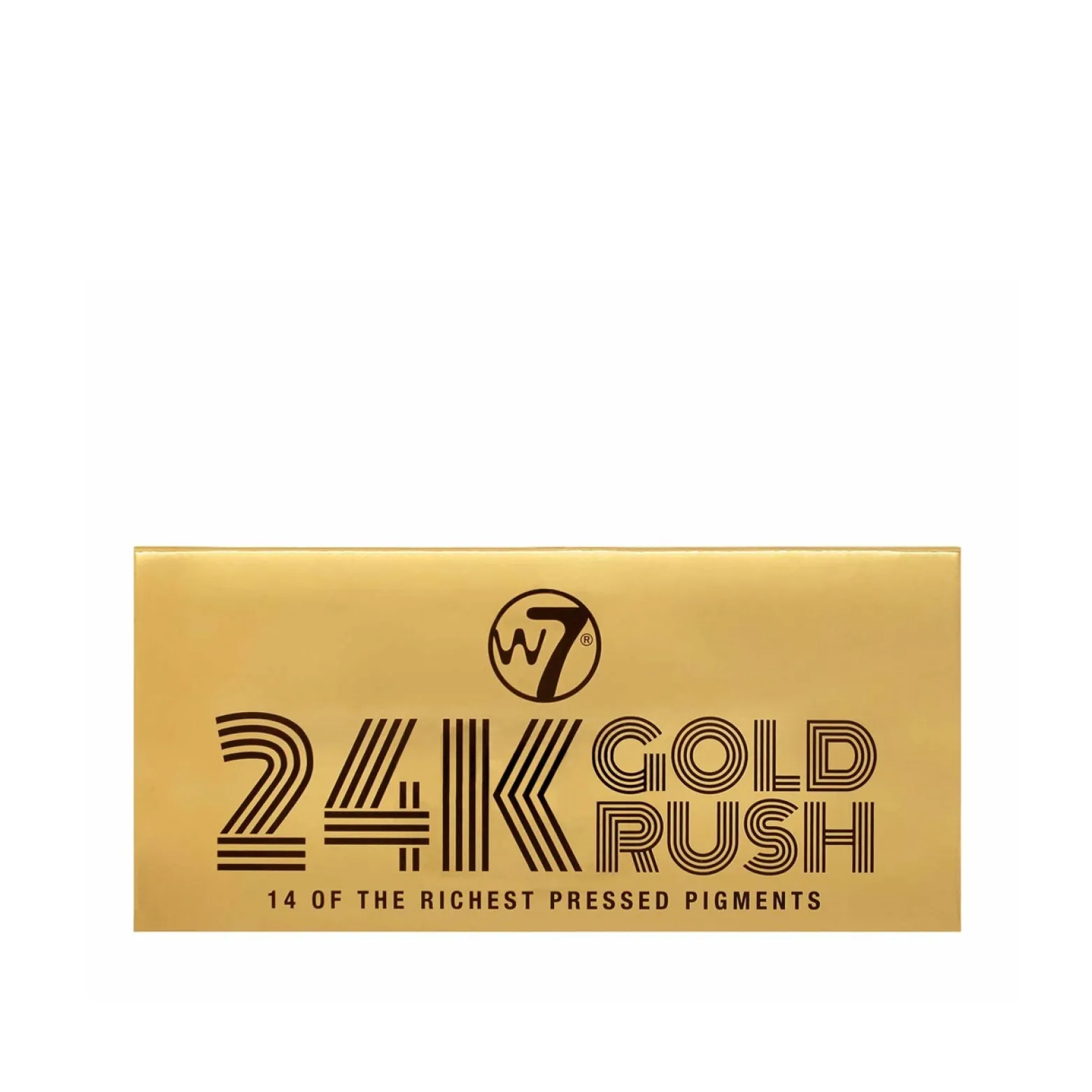 W7 Makeup 24K Gold Rush Pressed Pigments Palette 11.2g (0.40oz)