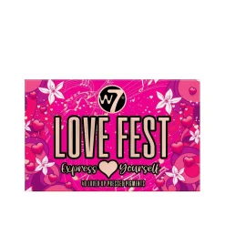 W7 Makeup Love Fest Pressed Pigment Palette (1.26oz)
