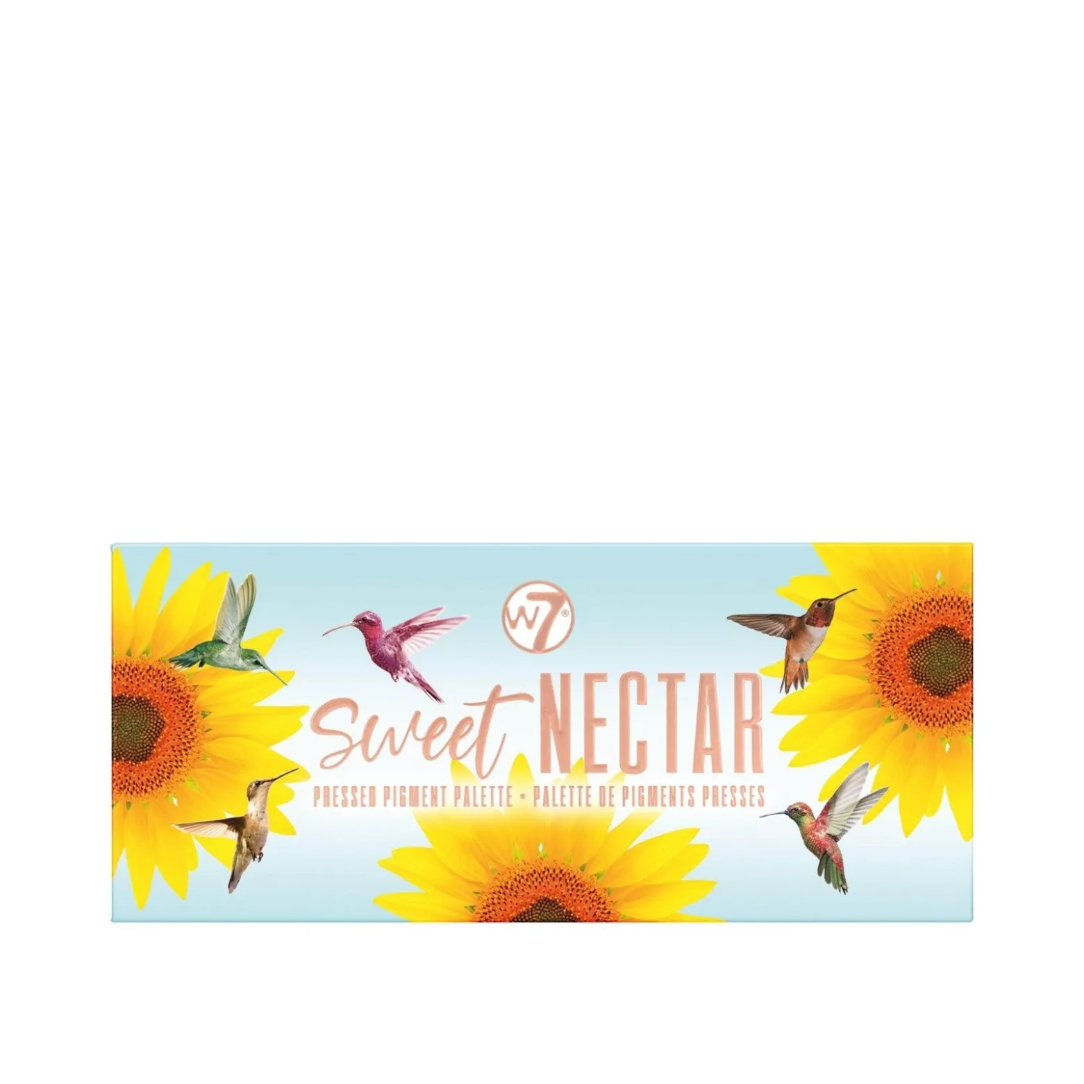 W7 Makeup Sweet Nectar Pressed Pigment Eyeshadow Palette 14g (0.49oz)