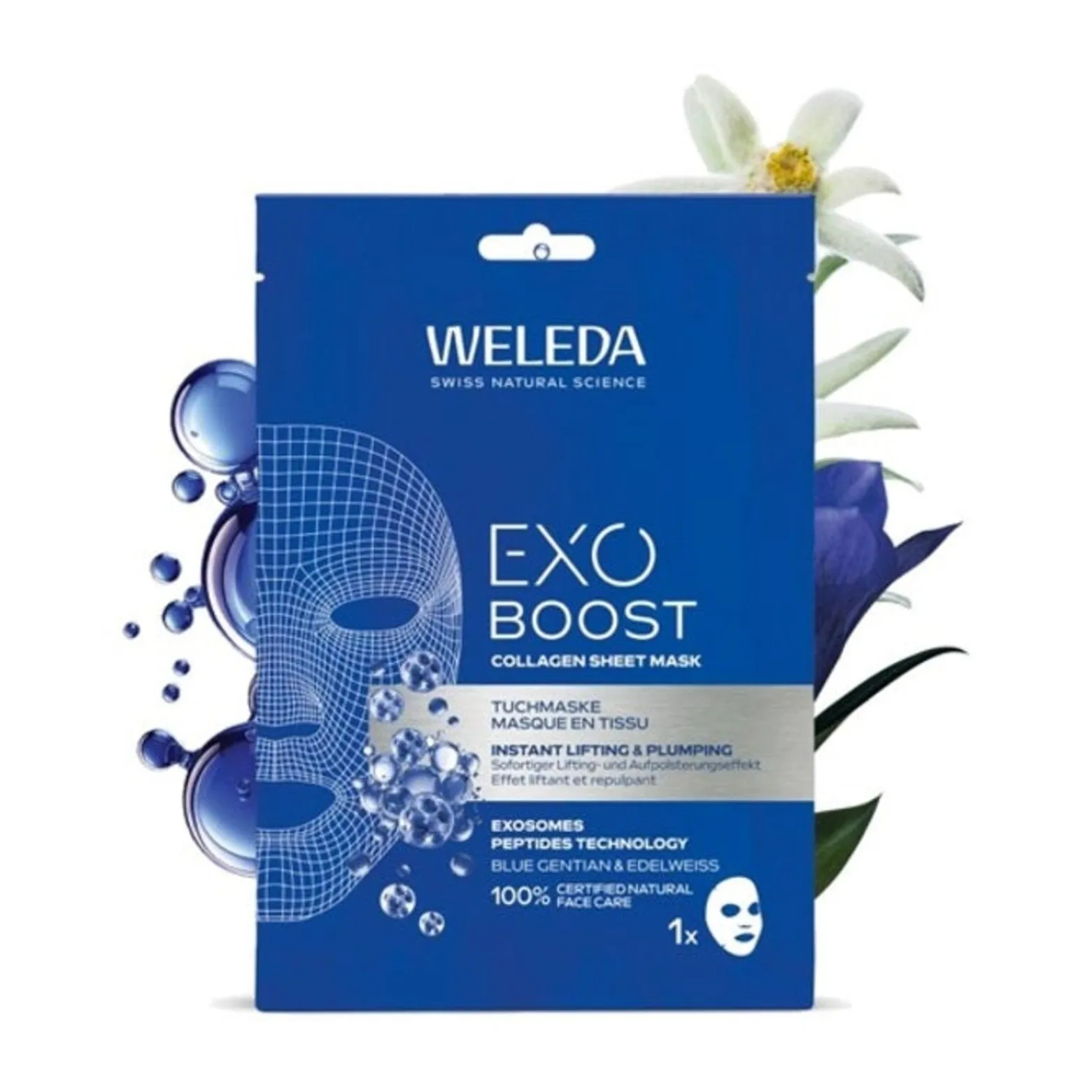 Weleda Exo Boost Collagen Sheet Mask x1
