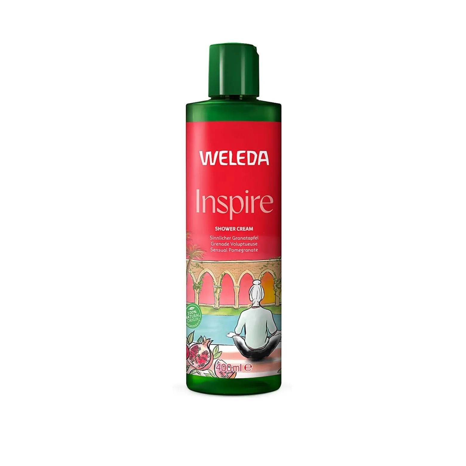 Weleda Inspire Shower Cream Sensual Pomegranate 400ml (13.5floz)