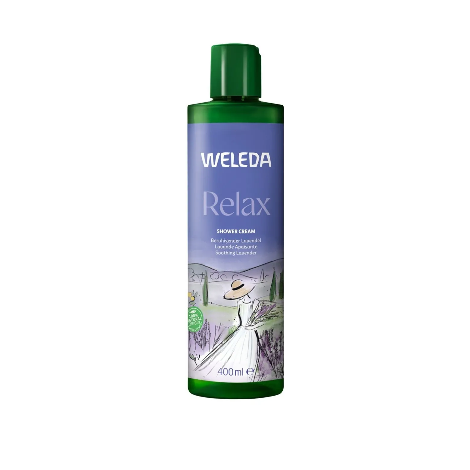 Weleda Relax Shower Cream Soothing Lavender 400ml (13.5floz)