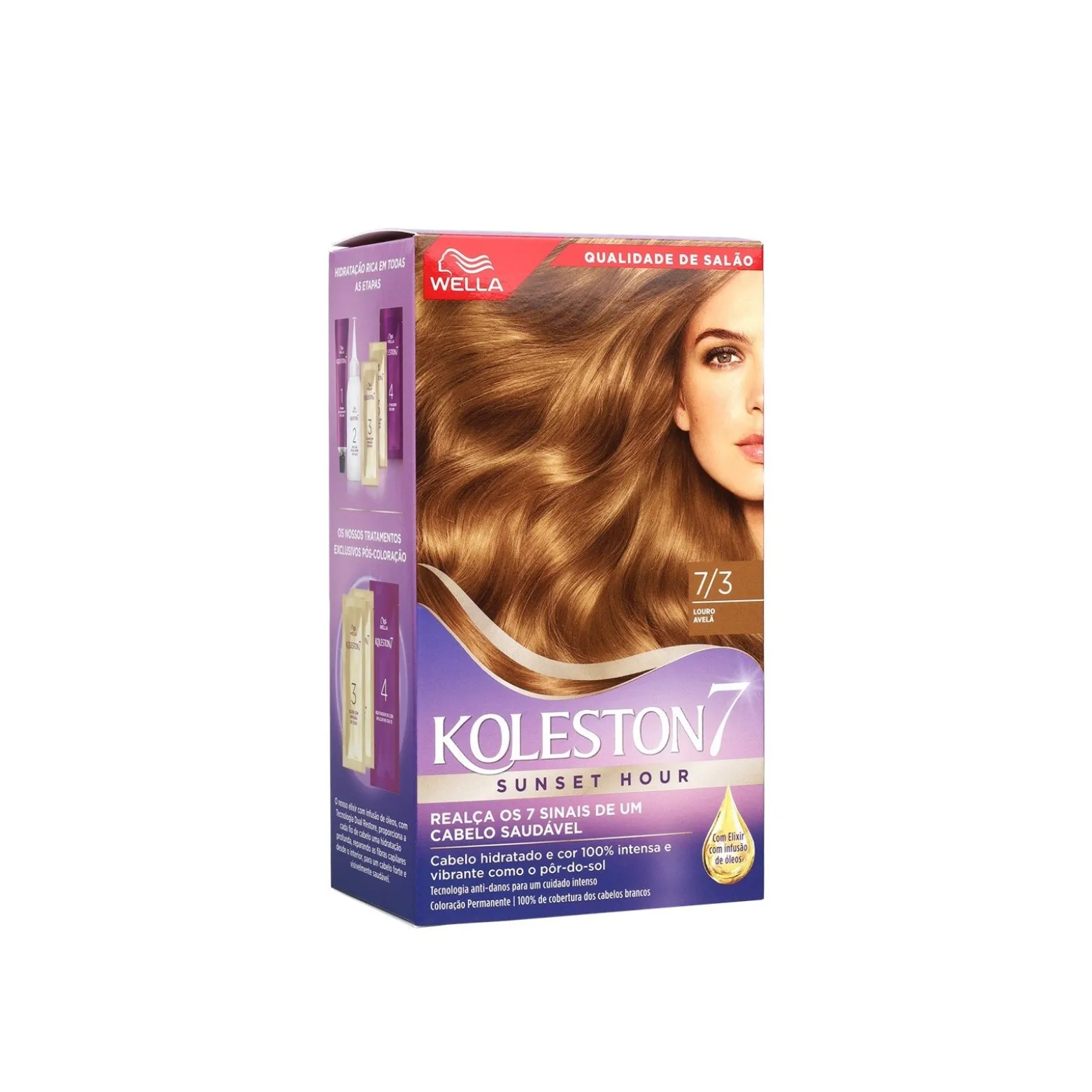 Wella Koleston 7/3 Hazelnut Permanent Hair Color