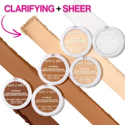 Wet n Wild Bare Focus Clarifying Finishing Powder Medium-Tan 6g (0.21oz)