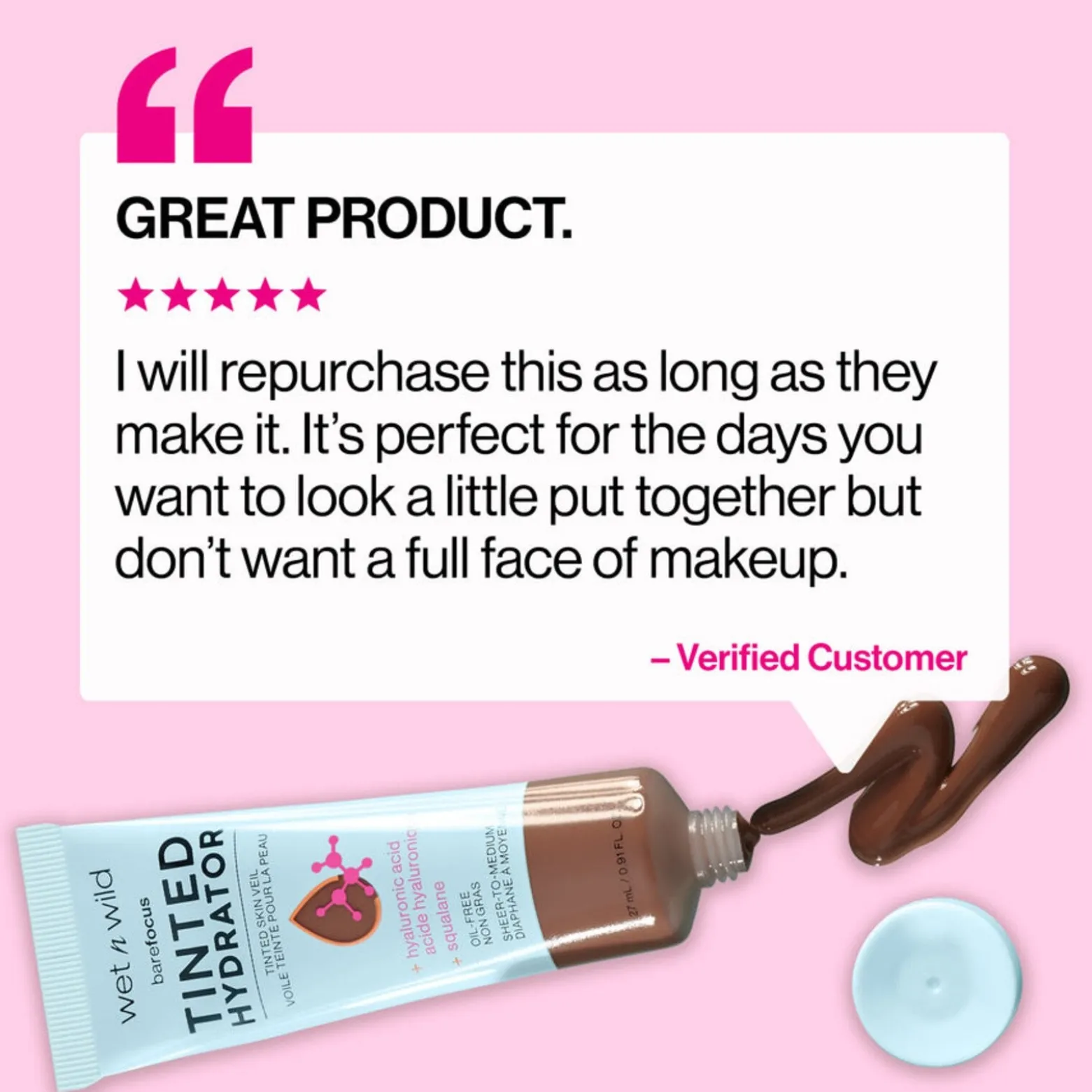 Wet n Wild Bare Focus Tinted Hydrator Tinted Skin Veil Fair 27ml (0.91floz)