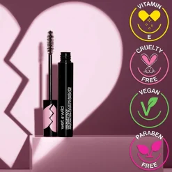 Wet n Wild Breakup Proof Waterproof Boosting Mascara Ultra Black 8ml (0.27floz)