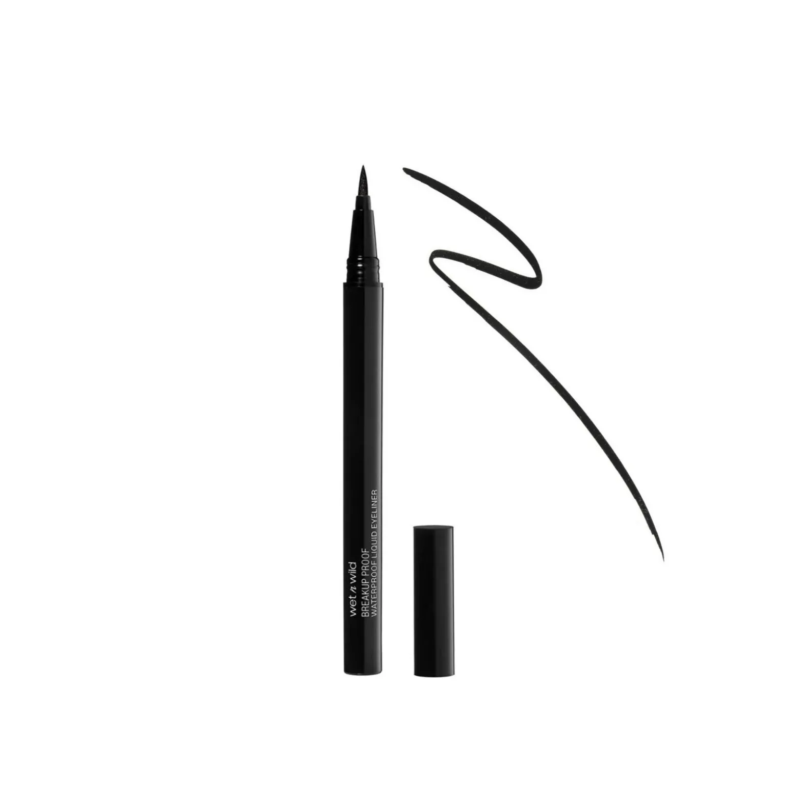 Wet n Wild Breakup Proof Waterproof Liquid Eyeliner Ultra Black 0.9ml (0.03floz)