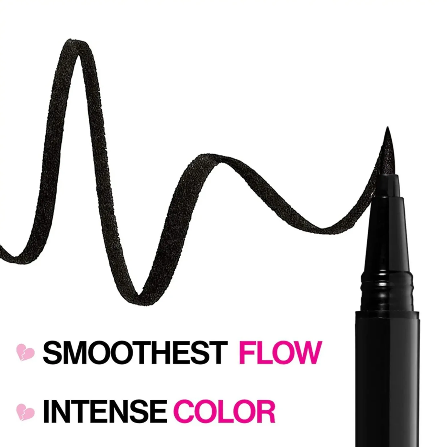 Wet n Wild Breakup Proof Waterproof Liquid Eyeliner Ultra Black 0.9ml (0.03floz)