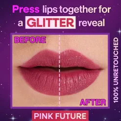 Wet n Wild Mega Glitter Shimmer Liquid Lipstick Pink Future 2.8ml (0.09floz)