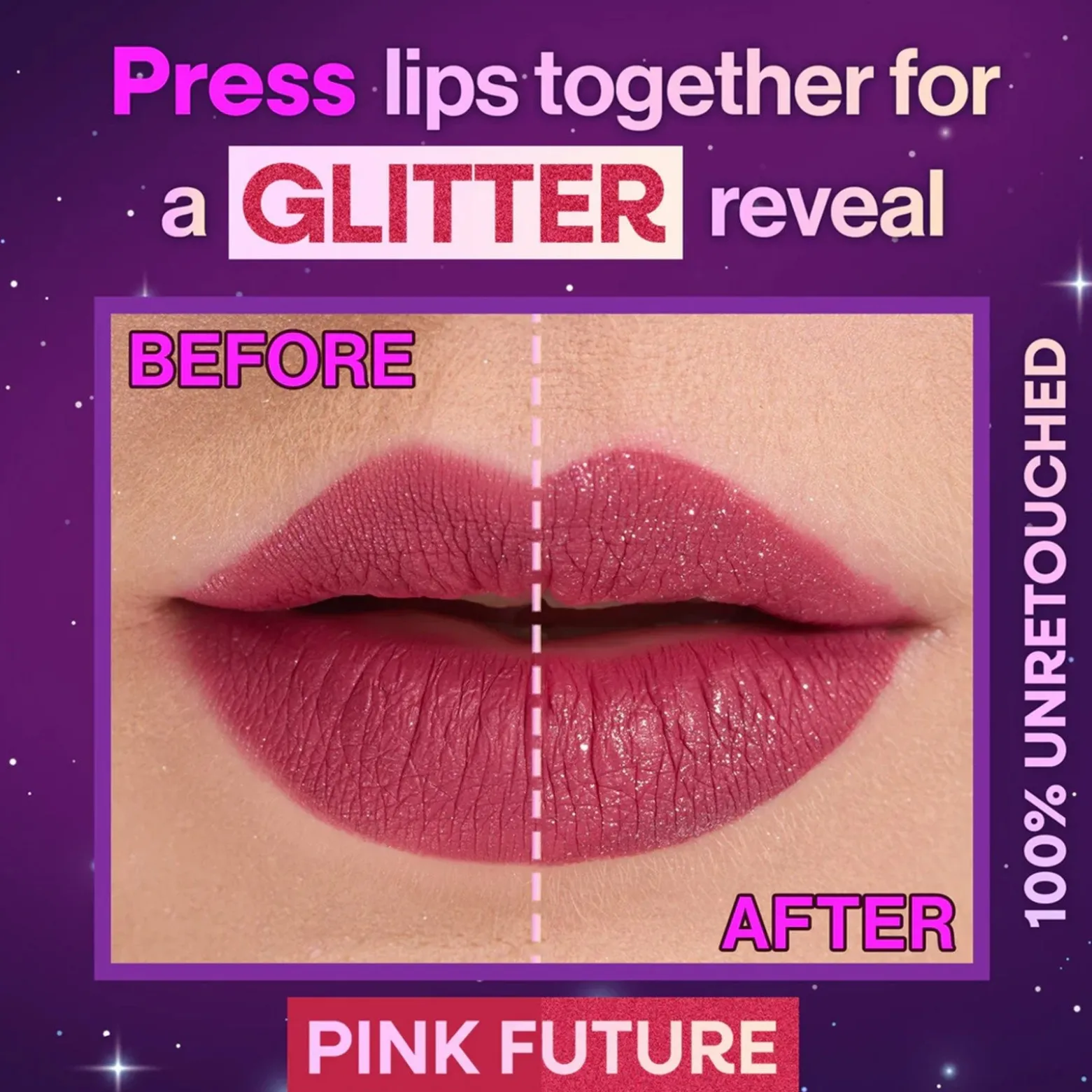 Wet n Wild Mega Glitter Shimmer Liquid Lipstick Pink Future 2.8ml (0.09floz)