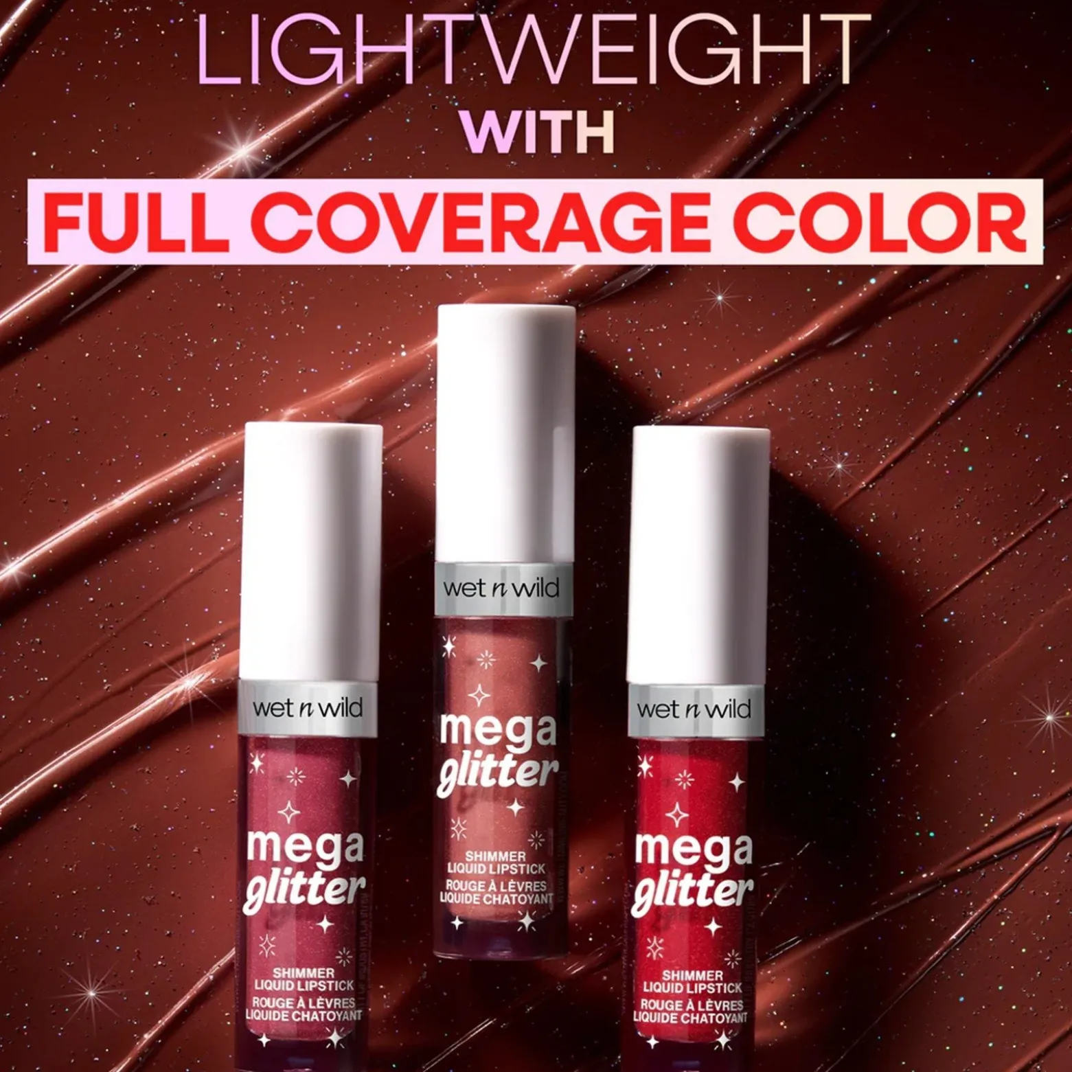 Wet n Wild Mega Glitter Shimmer Liquid Lipstick New Soulmate 2.8ml (0.09floz)