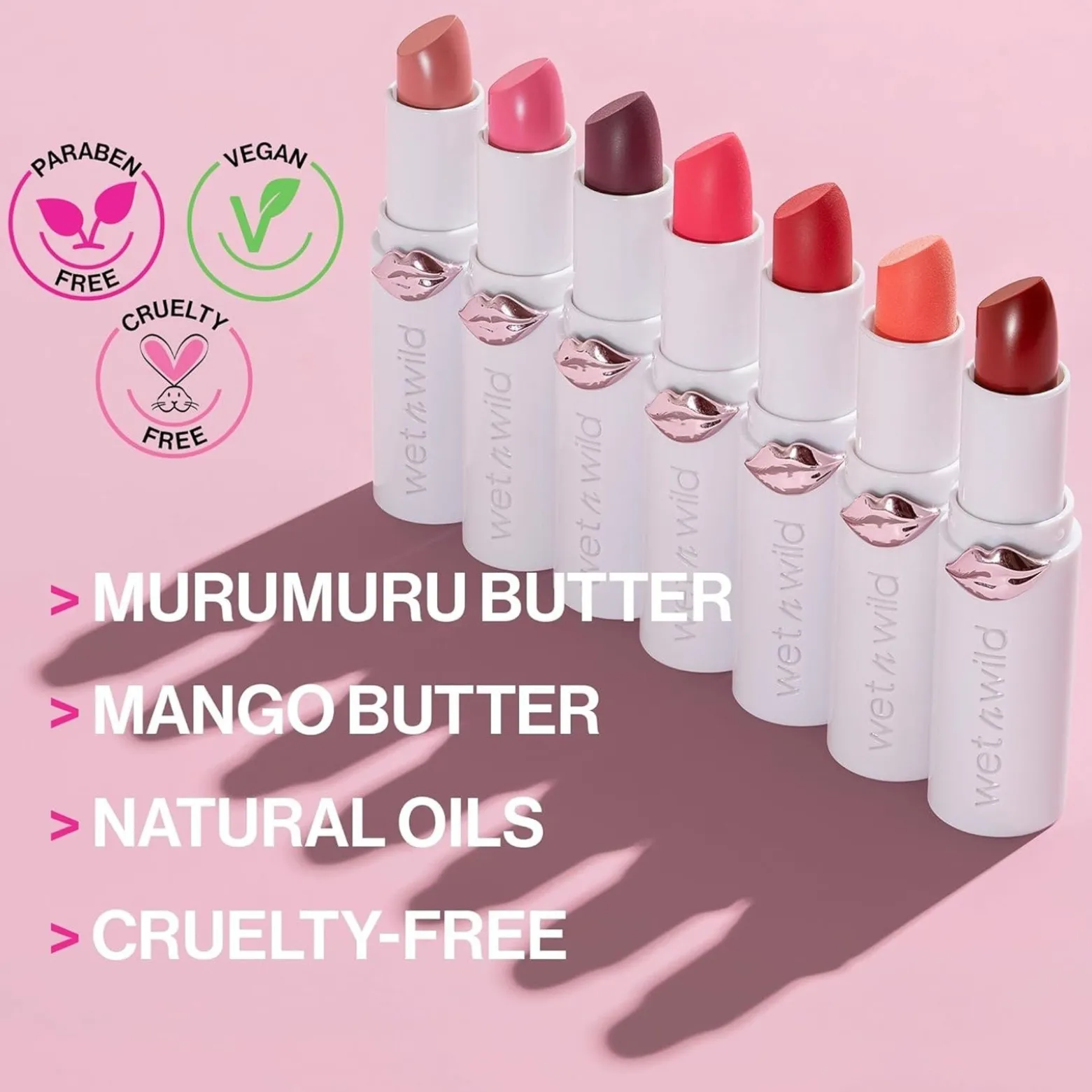 Wet n Wild Mega Last High-Shine Lip Color Mad for Mauve 3.3g (0.11oz)