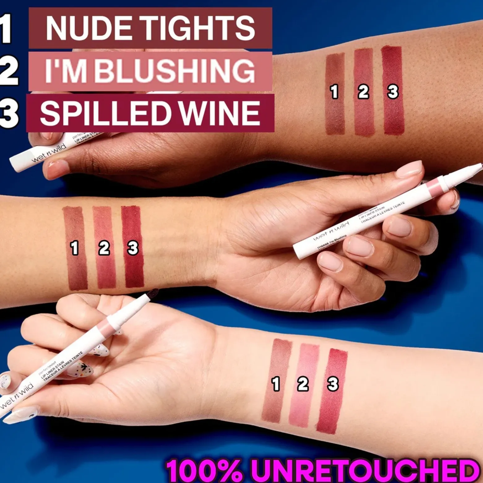 Wet n Wild Perfect Pout Lip Liner Stain Spilled Wine 0.5ml (0.017floz)