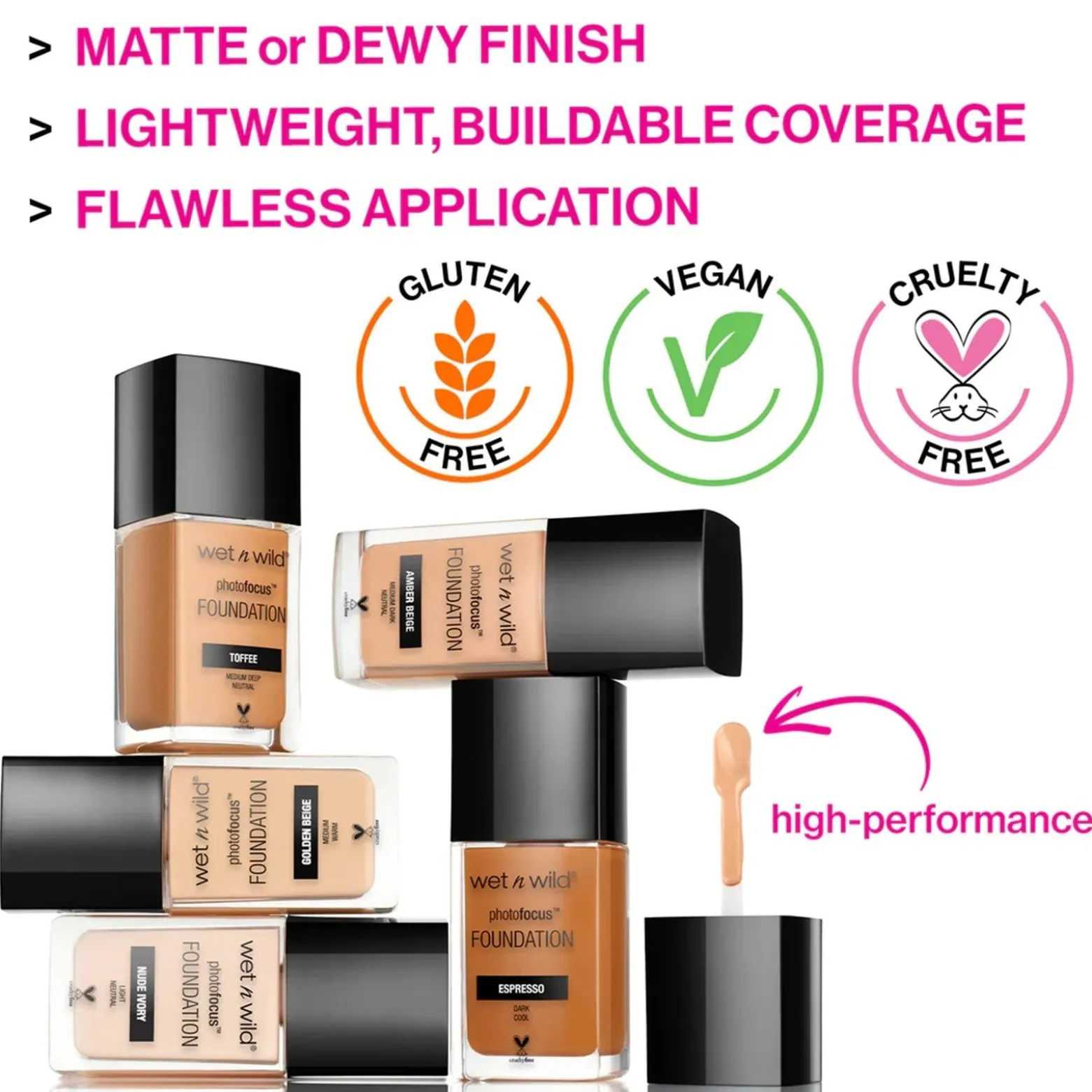 Wet n Wild Photo Focus Dewy Foundation Soft Beige 28ml (0.95floz)