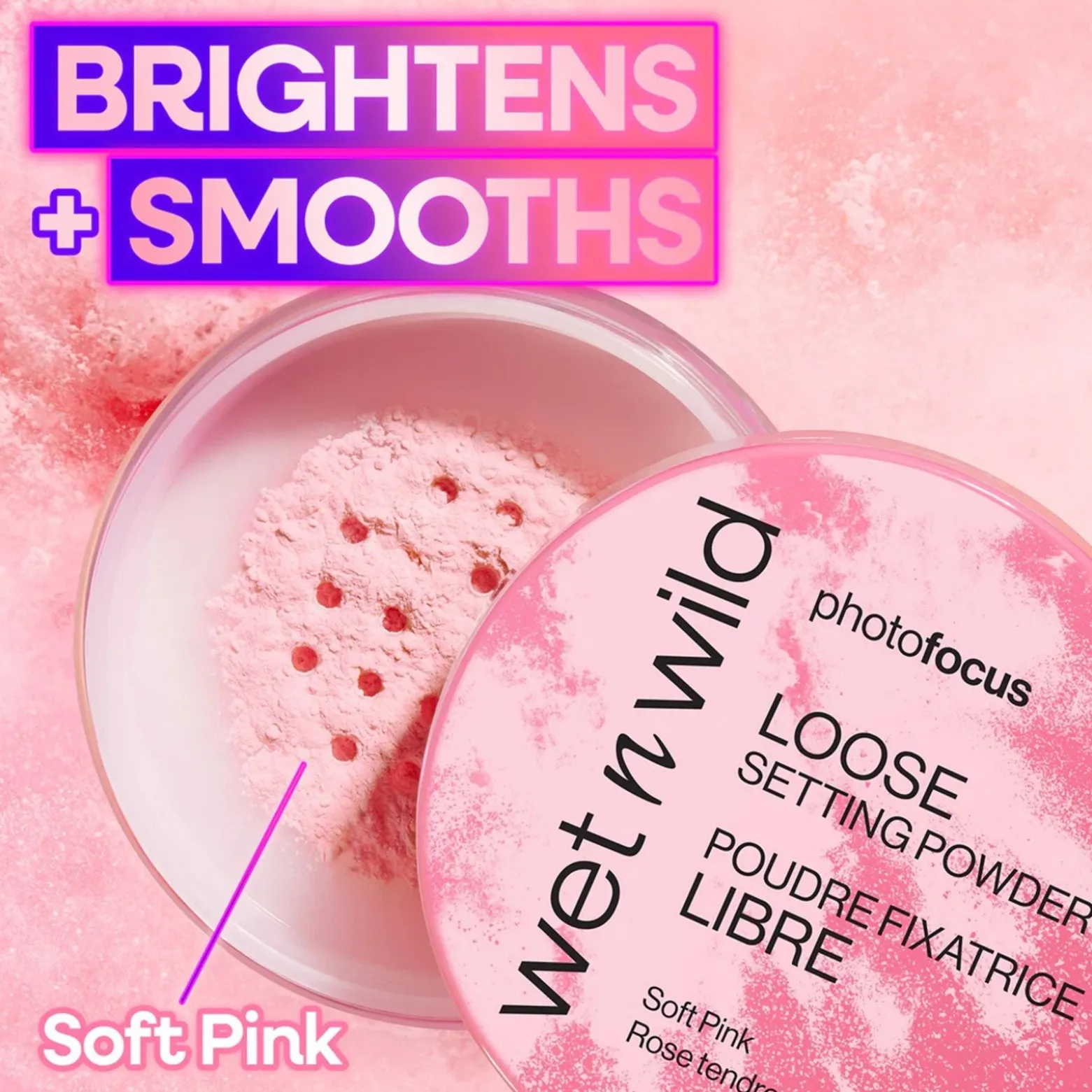 Wet n Wild Photo Focus Loose Setting Powder Soft Pink 20g (0.70oz)