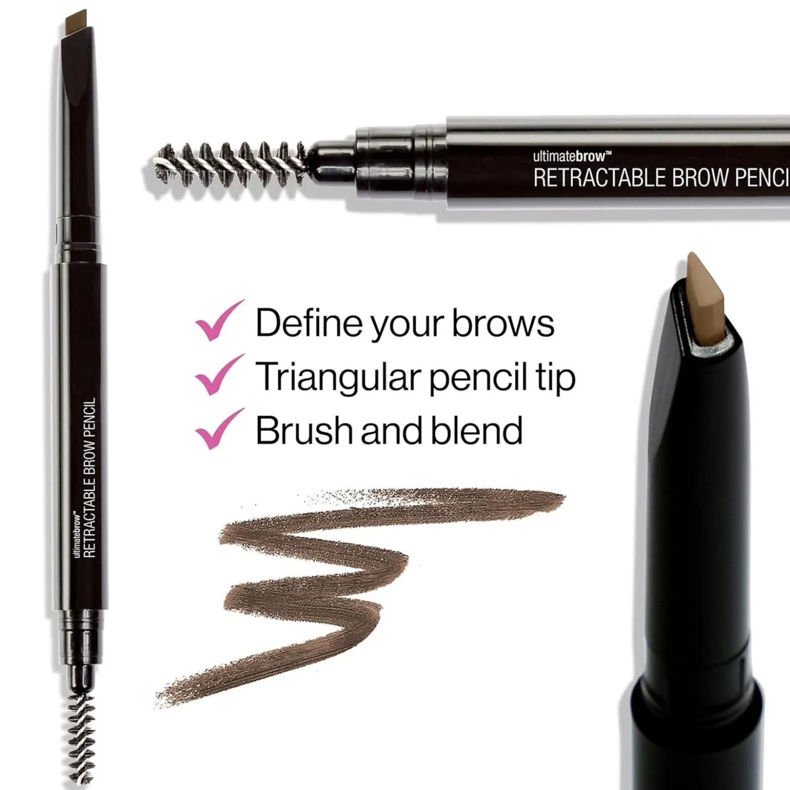 Wet n Wild Ultimate Brow Retractable Brow Pencil Taupe 0.2g (0.007oz)