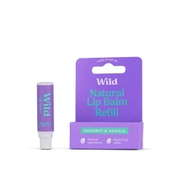 Wild Natural Lip Balm Refill Coconut & Vanilla 4.5g (0.16oz)