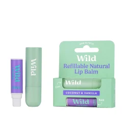 Wild Refillable Natural Lip Balm Coconut & Vanilla 4.5g (0.15oz)