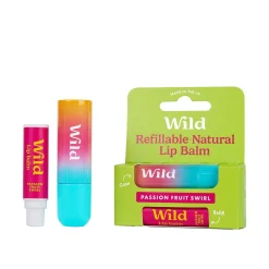 Wild Refillable Natural Lip Balm Passion Fruit Swirl 4.5g (0.15oz)