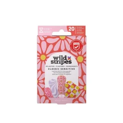 Wild Stripes Classic Sensitive Plasters Pastel Fun x20