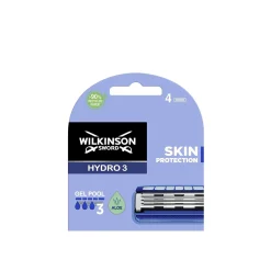 Wilkinson Sword Hydro 3 Skin Protection Replacement Razor Blades x4