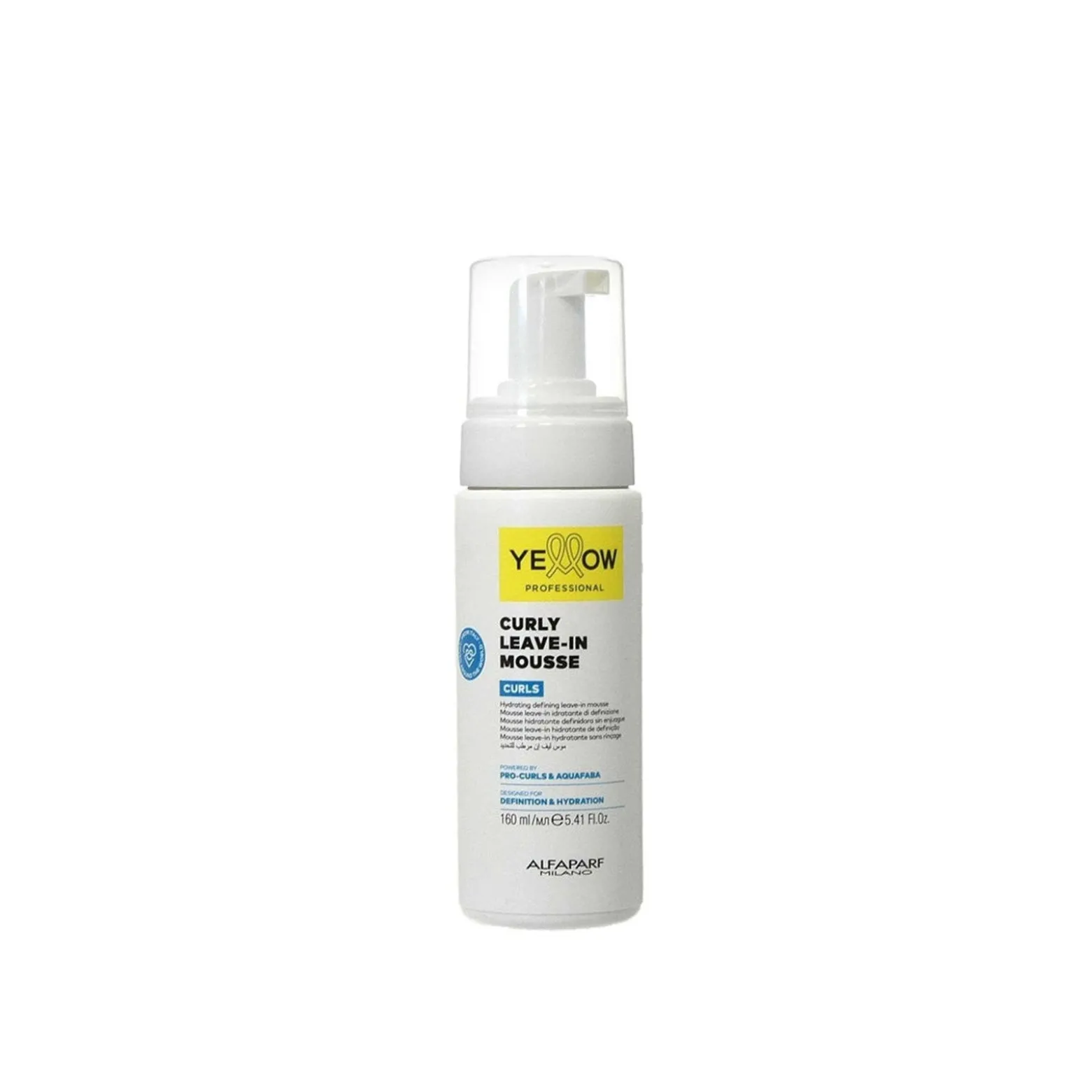Yellow Professional Curls Curly Leave-In Mousse 160ml (5.41floz)
